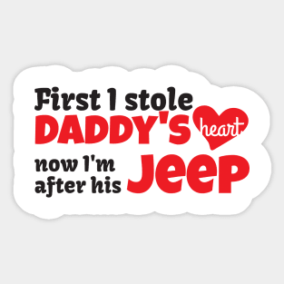 After Daddy's Jeep Sticker